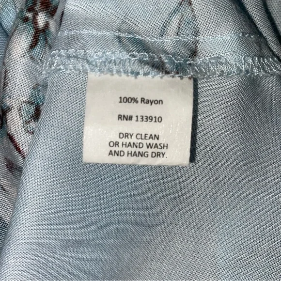 Show Me Your Mumu NWT Casita Mini Dress Wildflower Breeze Off Shoulder M Blue - Picture 13 of 14